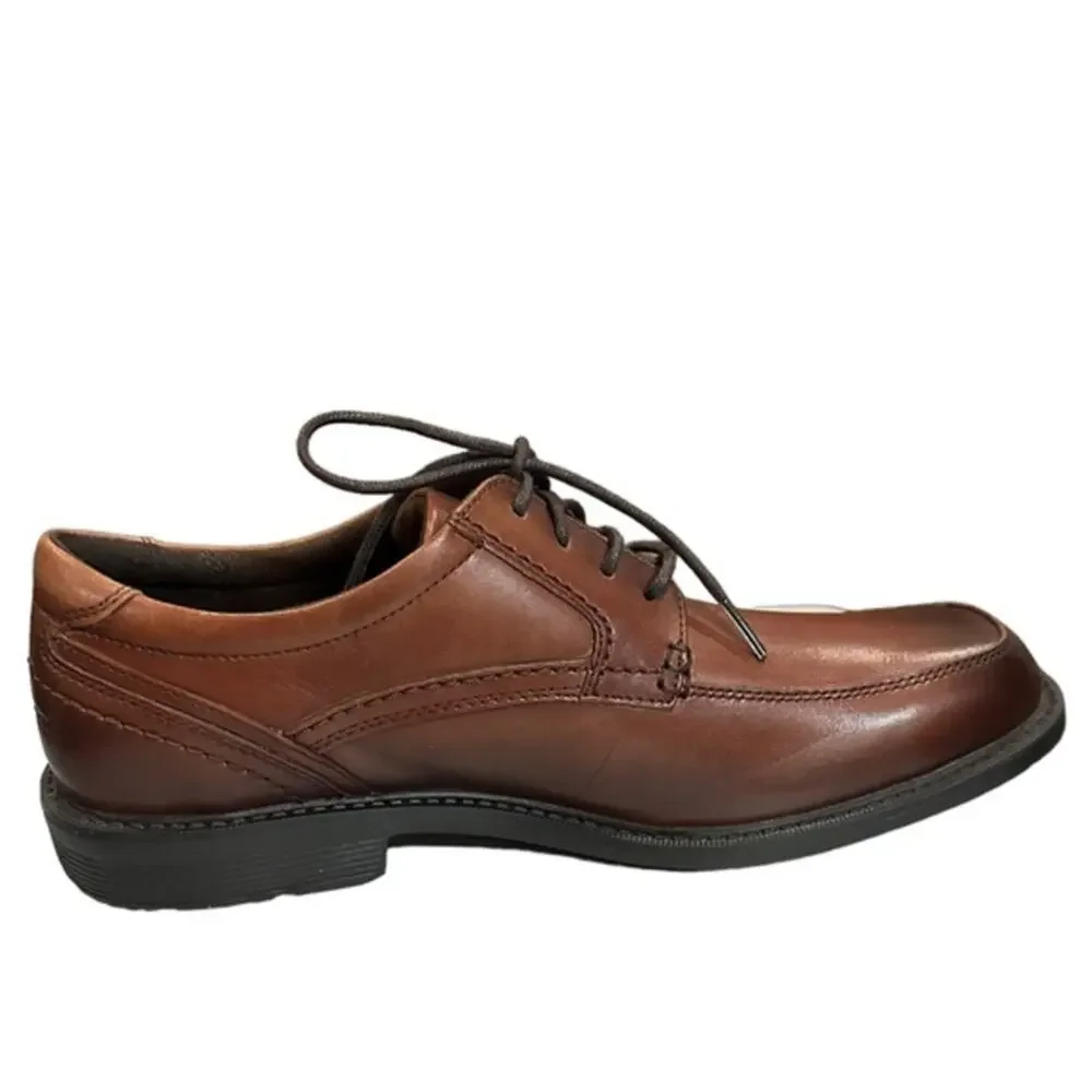 Rockport 2 Apron Toe lace up‎ new brown gradient square toe shoes size 9.5